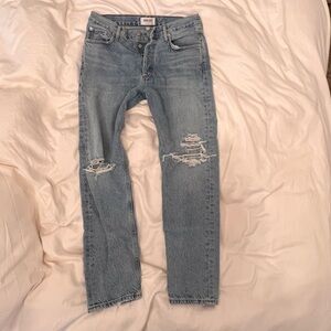 Agolde Jamie high rise classic in spectator  Blue Denim Jeans